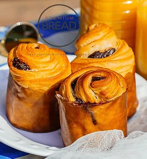 BREAD - Pack c/ 2 Cruffin au Chocolat pré assados e congelados - 85g cada