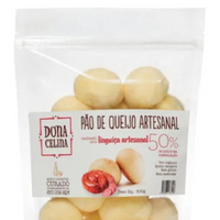 LINGUIÇA - Pão de Queijo Artesanal Congelado Dona Celina - 500g