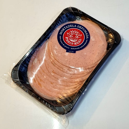 PORCO REAL - Mortadela Fatiada na bandeja - Peso variável entre 200 e 220g
