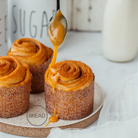 BREAD - Pack c/ 2 Cruffin de Doce de Leite pré assados e congelados - 85g cada