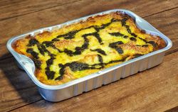 Lasanha Grande Margherita de Pesto - 1,8Kg - 5 a 6 pessoas - FAMÍLIA - MASSA