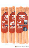 PORCO REAL - Kit 3 Pcts de Salsicha Defumada de aprox. 300g cada c/ 4 unids