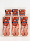 PORCO REAL - SUPER PROMO - Próximo ao Vencimento (30/07) - Kit 6 Pacotes de Linguiças Gomos - 400g cada