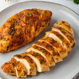 FAMÍLIA - PROTEÍNA PRÁTICA - 2 a 3 pessoas - Filet de Frango Marinado e Grelhado 500g (dois 1/2 peitos)