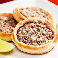 SALGADOS - Duas Esfihas Abertas de Carne - Pacote de 180g c/ 2 unids