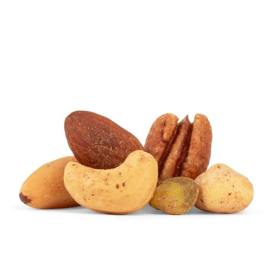 NUTS - Mix agridoce - amendoa, cast Caju, macadamia, Noz pecan, passas, amendoim, açúcar e sal - 150g