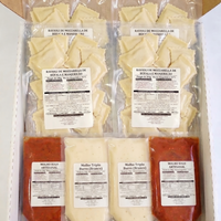 Família - Kit - 4 Raviolis de Mozzarella + Molho Rosé (2 Molhos Triplo Burro - Branco + 2 Molhos Sugo) (ambos em bag) -