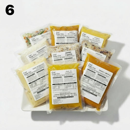 Kit 6 Bags Acompanhamentos - Livre Escolha