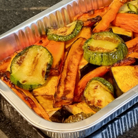 Legumes Grelhados (abobrinhas, cenouras e abóboras) 400g - 2 a 3 pessoas - FAMÍLIA - ACOMPANHAMENTO
