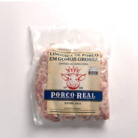 PORCO REAL - Linguiça Gomo com quatro unids - Peso variável entre 340 e 400g