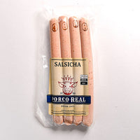 PORCO REAL - Salsicha 4 unids - Peso variável entre 275 e 300g