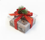 SOBREMESA - Caixa Especial com 8 Brownies Individuais 5x5cm - (2 Nutella, 3 Brigadeiro e 3 Nozes)