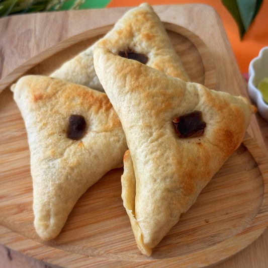 Da Cito - Vegana - Três Esfihas Fechadas de Berinjela - Pacote de 240g c/ 3 unids