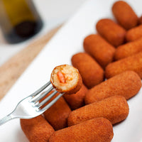 SALGADOS - BOLINHO DE CAMARÃO E ABÓBORA - Bendita Filó - Pacote com 6 unids