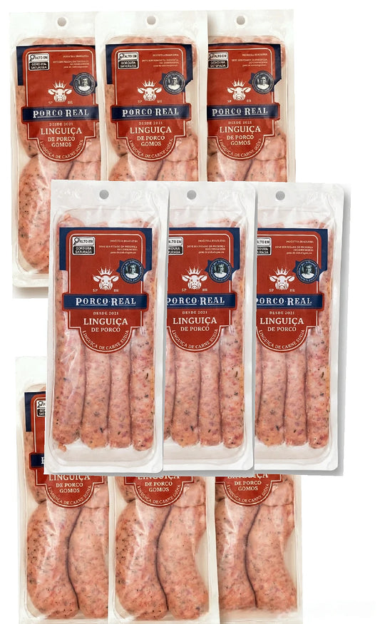 PORCO REAL - Kit Promo Linguiças - 6 Gomos e 3 Fininhas