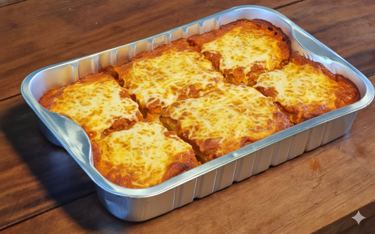 Filet à Parmegiana Grande 1,2Kg - 6 porções - FAMÍLIA - PRATO PRINCIPAL