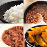 FAMÍLIA - KIT - 4/5 porc. - Picadinho, Arroz, Feijão e Batatas Rústicas - 3Kg