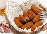 SALGADOS - CROQUETE DE CARNE - Bendita Filó - Pacote com 6 unids