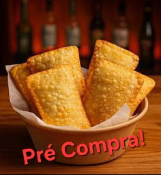 SALGADOS - PASTEL DE CAMARÃO - 6 Unids