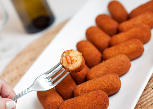 SALGADOS - BOLINHO DE CAMARÃO E ABÓBORA - Bendita Filó - Pacote com 6 unids