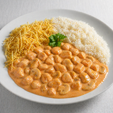 DIA A DIA - Strogonoff de Frango, com arroz e batata palha 400g