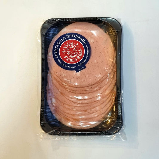 PORCO REAL - Mortadela Fatiada na bandeja - Peso variável entre 200 e 220g