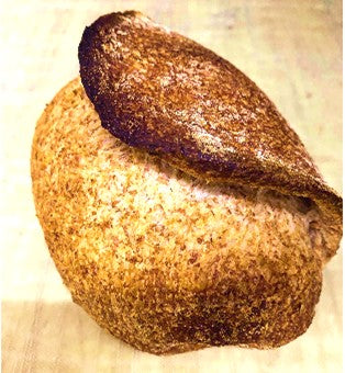 PADARIA FEHER - PÃO MÉDIO DE LEVAIN 100% INTEGRAL - 350g (entrega no dia seguinte)
