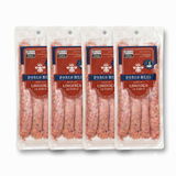 PORCO REAL - SUPER PROMO - Próximo ao Vencimento (23/07) - Kit 4 Pacotes de Linguiças Fininhas - 300g cada