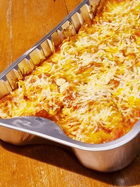 Ravioli de Mozzarella ao Sugo montado - 1,5Kg - 3 a 4 pessoas - FAMÍLIA - MASSA