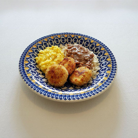 KIDS - Nuggets Artesanais de Frango, Arroz, Feijão e Creme de Milho