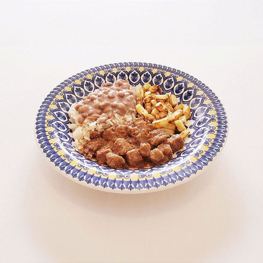 KIDS - Picadinho, Arroz, Feijão e Batatinhas em  Cubinhos