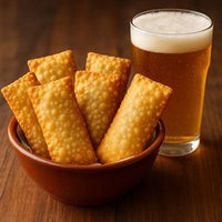 SALGADOS - PASTEL DE CAMARÃO - 6 Unids