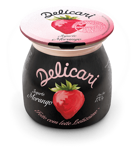 Delicari - Iogurte de Morango 170g