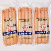 PORCO REAL - Kit 3 Pcts de Salsicha de aprox. 300g cada c/ 4 unids
