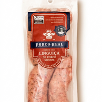 PORCO REAL - SUPER PROMO - Próximo ao Vencimento (30/07) - Linguiça Gomos com quatro unids - 400g