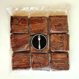 SOBREMESA - KIT PRESENTE - 9 Brownies Individuais (5x5cm) - Sabores sortidos