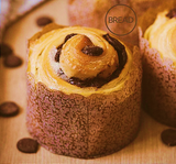 BREAD - Pack c/ 2 Cruffin au Chocolat pré assados e congelados - 85g cada