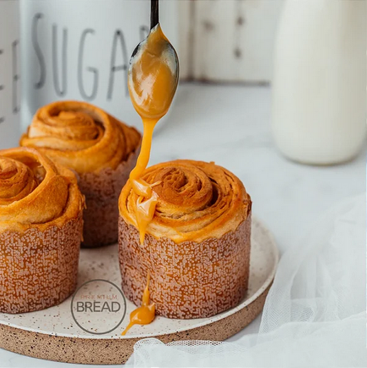 BREAD - Pack c/ 2 Cruffin de Doce de Leite pré assados e congelados - 85g cada