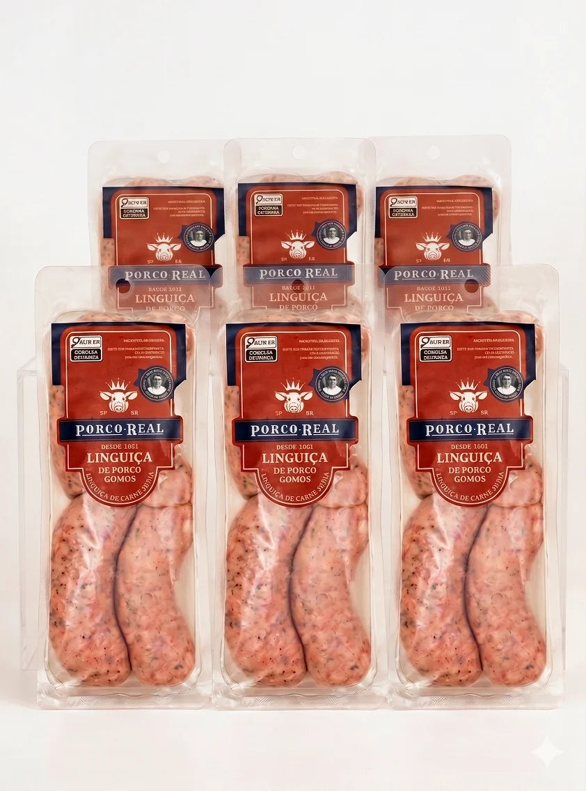 PORCO REAL - Kit Promo Linguiças - 6 Gomos