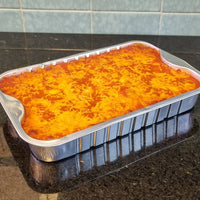 FAMÍLIA - PRATO PRINCIPAL - 6/8 porc. - Panqueca de Carne ao Sugo para Gratinar 1,8Kg