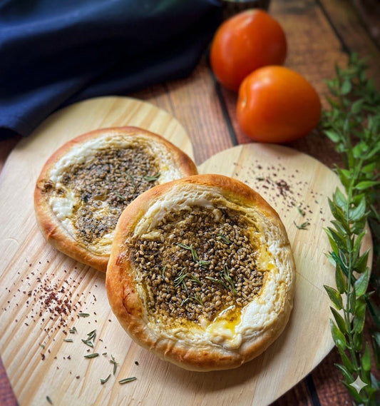 Da Cito - Três Esfihas Abertas de Coalhada e Zaatar - Pacote de 240g c/ 3 unids