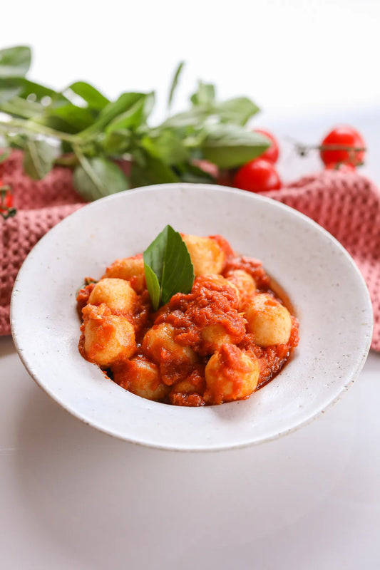 KIDS - Mini Gnocchi de Batata Recheado de Mozzarella ao Sugo