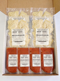 Família - Kit - 4 Raviolis de Mozzarella + 4 Molhos Sugo (ambos em bag) - 1,6Kg