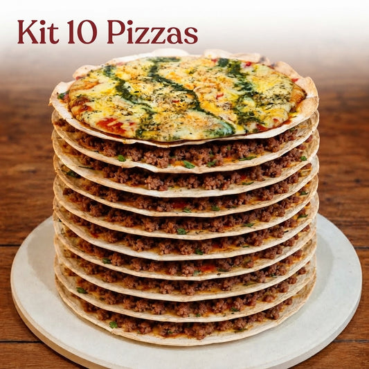 Kit 10 Pizzas Escolha - Leve 10 Pizzas Fininhas e pague 8 (28,16 cada)