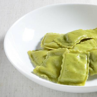 Massa no BAG - Ravioli de Massa Verde (manjericão) de Mozzarella di Bufala 200g