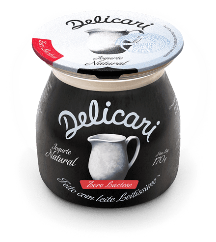 Delicari - Iogurte Natural Grego Zero Lactose 170g
