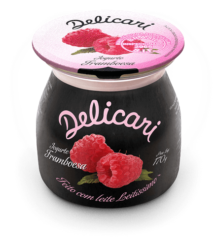 Delicari - Iogurte de Framboesa  170g