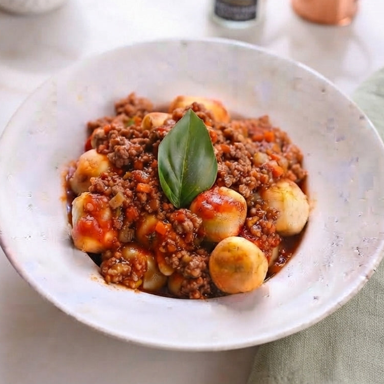 KIDS - Mini Gnocchi Rech de Mozzarella à Bolonhesa