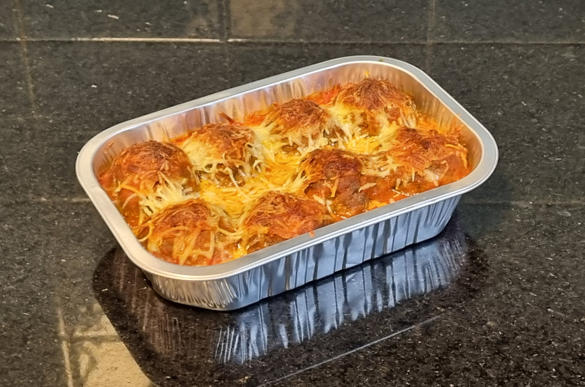 FAMÍLIA - PRATO PRINCIPAL - 4 porc. - Almondegas de Carne ao Sugo para Gratinar 800g