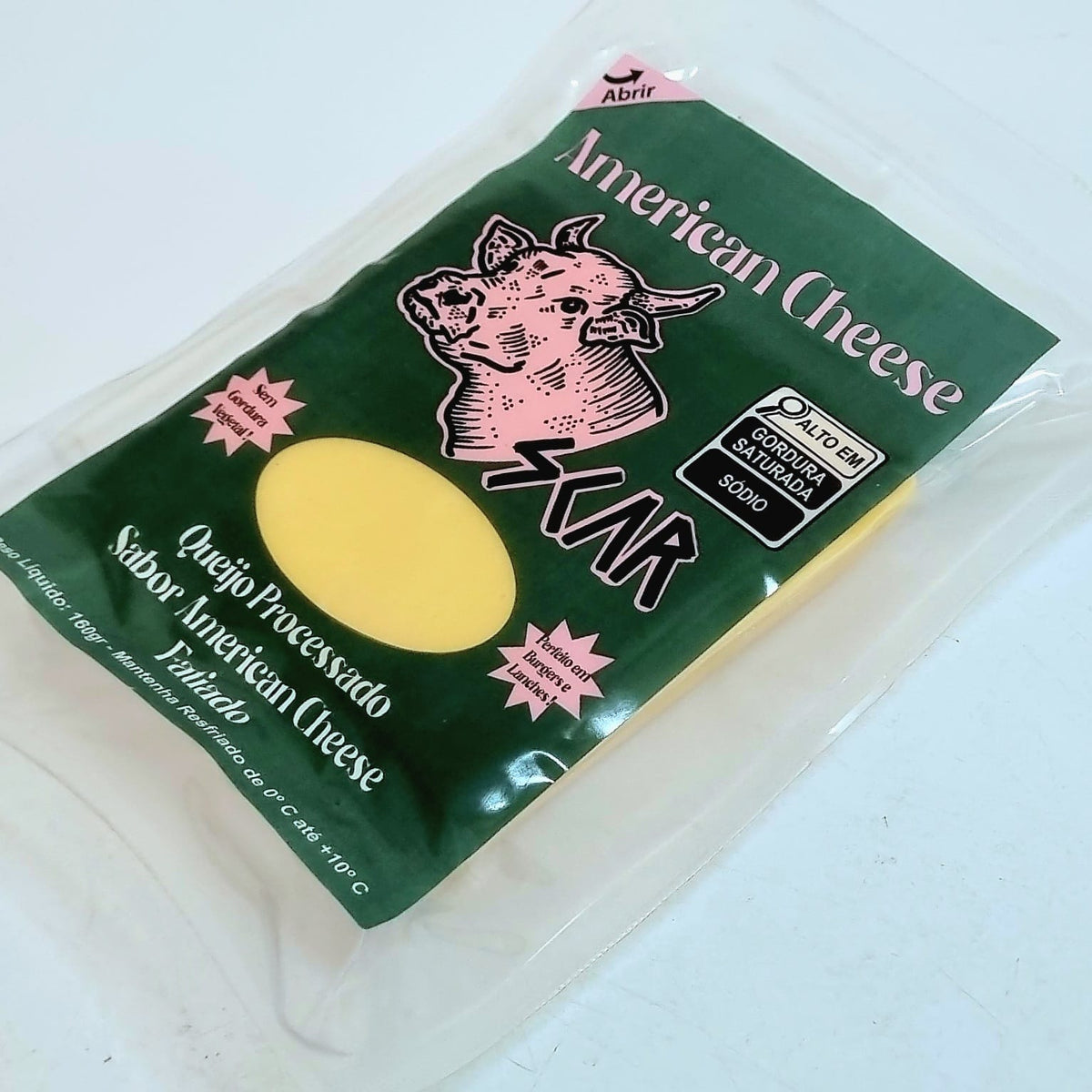 SCAR - PDV  8x Queijo American Cheese Interfolhado - 20g por fatia